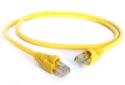 Патч-корд 1.5 м, UTP, Yellow, Cablexpert, Cat.5e, CCA, PVC (PP12-1.5M/Y)