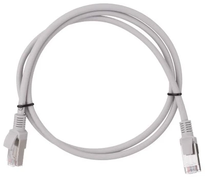 Патч-корд 1 м, FTP, Grey, 2E, Cat.5e, Cu, LSZH (2E-PC5ECU-FTP1LSZH-GRY)