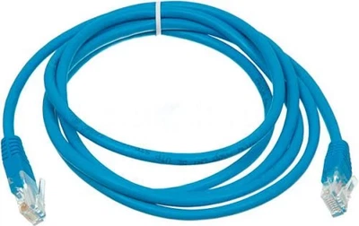 Патч-корд 0.25 м, UTP, Blue, Cablexpert, Cat.5e, CCA, PVC (PP12-0.25M/B)