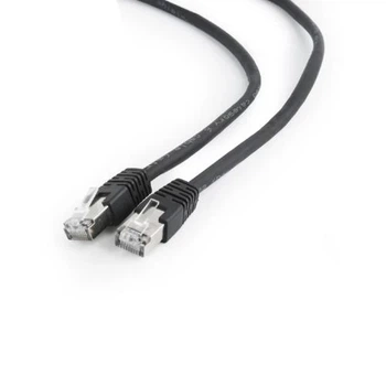 Патч-корд 2 м, FTP, Black, Cablexpert, Cat.6, CCA, PVC (PP6-2M/BK)