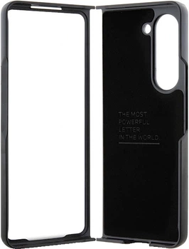 Панель BMW Leather Carbon BMHCZFD522NBCK для Samsung Z Fold5 F964 Black (3666339174088)