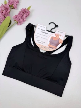 Спортивный топ с регулируемым поясом 59075, 3XL (BC 95-100), Чёрный