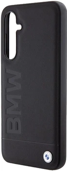 Панель BMW Leather Hot Stamp BMHCS23FESLLBK для Samsung S23 FE S711 Black (3666339218553)