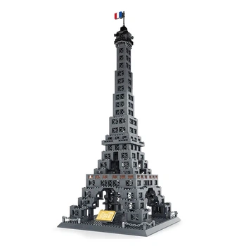 Конструктор Эйфелева башня Wange 3D Архитектура The Eiffel Tower 5217 Париж 3Д, 978 деталей