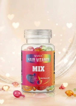 Капсули для волосся мікс вітамінний комплекс Hair Mix (2076-01) 30 шт Sevich