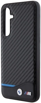Панель BMW Leather Carbon BMHCS23FE22NBCK для Samsung S23 FE S711 Black (3666339218560)