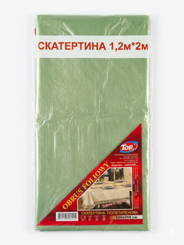 Скатертина поліетиленова Toppack 120х200см Олива
