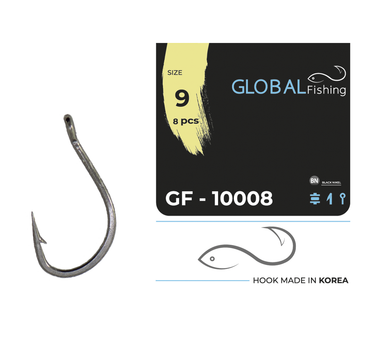 Крючок Global Fishing GF-10008 №9 8шт