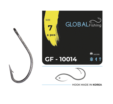 Крючок Global Fishing GF-10014 №7 8шт