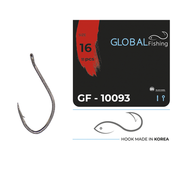 Крючок Global Fishing GF-10093 №16 11шт
