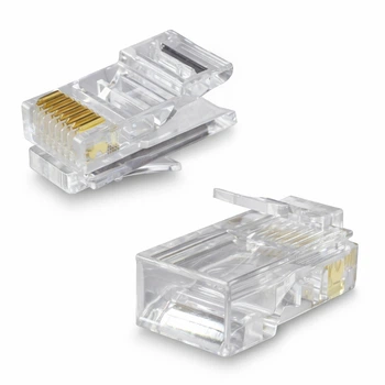 Коннекторы RJ-45 8P8C CAT6 UTP Cablexpert для LAN кабеля, набор 10 шт.