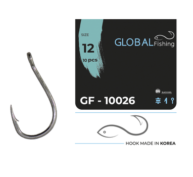 Крючок Global Fishing GF-10026 №12 10шт