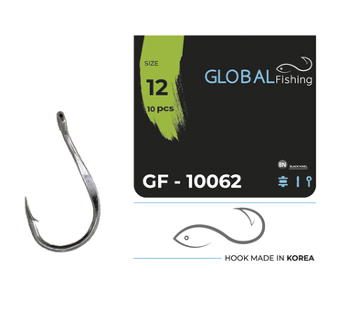 Крючок Global Fishing GF-10062 №12 10шт
