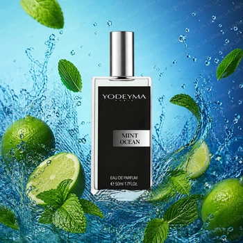 Чоловіча парфумована вода Yodeyma Mint ocean з ароматом крижаної м’яти,коріандр,морські ноти,білий мускус, кедр ( Torino 21 Xerjoff) 50 мл