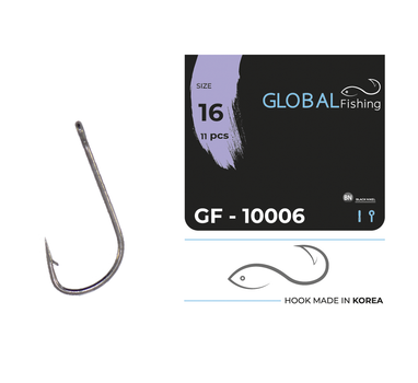 Крючок Global Fishing GF-10006 №16 11шт