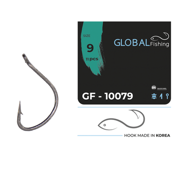 Крючок Global Fishing GF-10079 №9 11шт