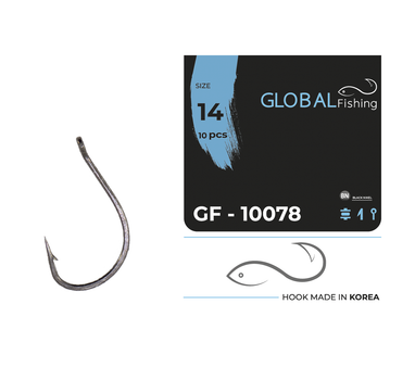 Крючок Global Fishing GF-10078 №14 10шт