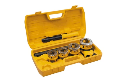Набір плашок для нарізування різьблення MASTERTOOL ½"/¾"/1"/1¼" 4 ел 14-1403
