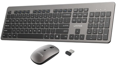 Набір бездротовий клавіатури і миші Unitek SlimDuo 2.4Ghz (4894160059772)