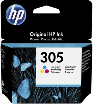 Tusz HP 305 Standard Tri-color Cyan/Magenta/Yellow (3YM60AE)