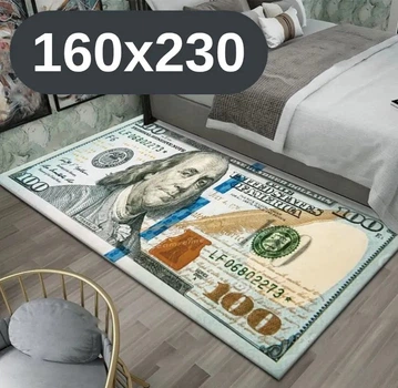 Стильный и износостойкий коврик для дома 160×230-"100 долларов" KT8000606