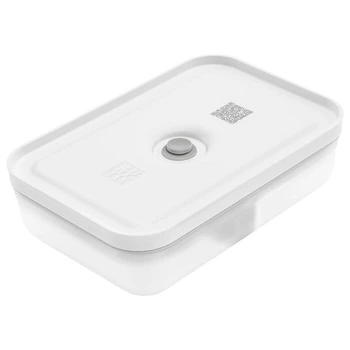 Вакуумный плоский ланч-бокс L, полупрозрачный серый Fresh & Save Zwilling