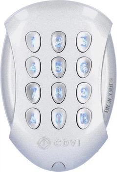 Кодовая клавиатура CDVI GALEOBT с Bluetooth White (3662211009318)
