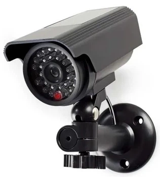 Atrapa kamery monitorującej Nedis DUMCBS10BK zewnetrzna Czarna (5412810269600)