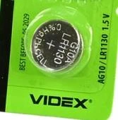 Батарейка годинникова Videx AG10/LR1130
