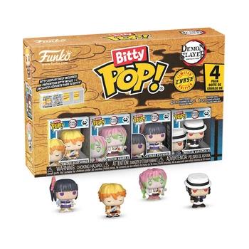 Набор коллекционных фигурок Убийца демонов Demon Slayer Funko Bitty POP 4 шт