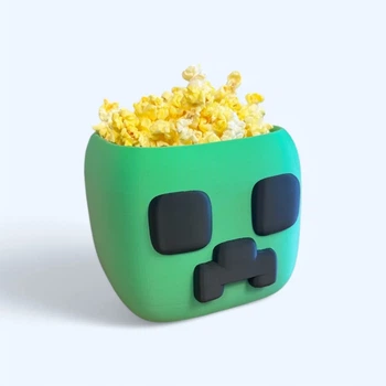Миска для снеків та попкорну Minecraft Creeper. Aivory