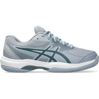 Кроссовки теннисные детские Asics GEL-GAME CLAY/OC серо-темно-зеленые 33 1044A082-400
