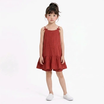 Літній сарафан для дівчинки 104 см (3-4Y) Primark коричневий