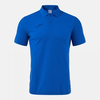 Поло длинное мужское Joma Bali III 105372.700 S Royal (8447534653128)