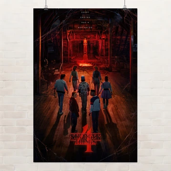 Постер Дивні Дива 4, Stranger Things 4, фантастика, серіал, A3 42×28 см (id5271)