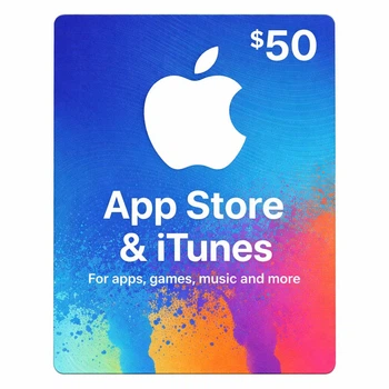 Карта пополнения iTunes|App Store| Gift Card $50 (США/USA)