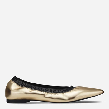 Жіночі балетки Karl Lagerfeld Vinette 373501105 37.5 Золотисті (1159860186)