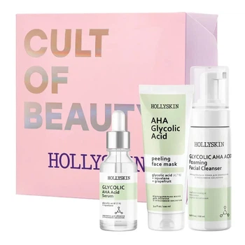 Набір Hollyskin Glycolic AHA Acid Intensive Care (3ед.)