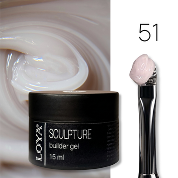 Густий конструюючий гель Sculpture Builder Gel 51 Без ТРО Бежевий 15 мл