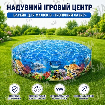 Intex Бассейн 58472 NP "Океанский риф" (4) размер 244х46см, 2089л, от 3-х лет