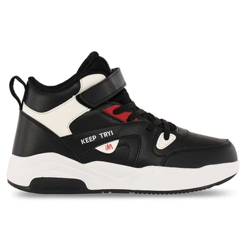 Кроссовки баскетбольные детские высокие на липучке SP-Sport Kid's Edition 8271 размер 39 Black-White