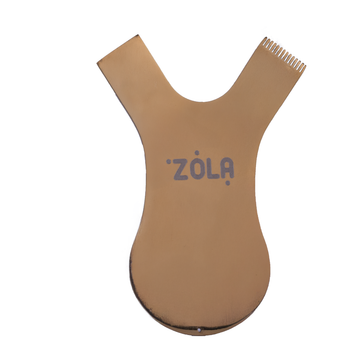 ZOLA Аплікатор- гребінець металевий - Золотий Comb Appilicator