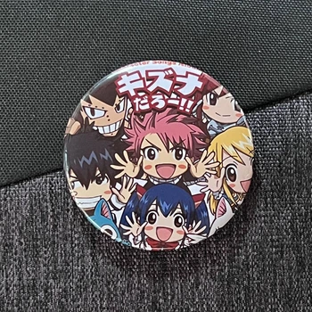 Значок аніме Хвіст Феї Fairy Tail, діаметр 58 мм, (ZNFAT 0009)