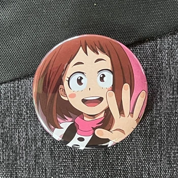 Значок аниме Моя геройская академия My Hero Academia, диаметр 58 мм (ZNMHA 0001)
