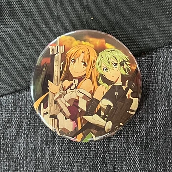 Значок аніме Майстри меча онлайн Sword Art Online, діаметр 58 мм, (ZNSAO 0020)