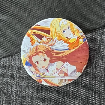 Значок аніме Майстри меча онлайн Sword Art Online, діаметр 58 мм, (ZNSAO 0027)