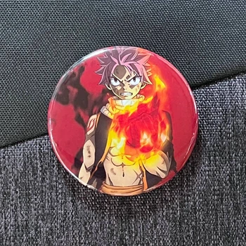 Значок аніме Хвіст Феї Fairy Tail, діаметр 58 мм, (ZNFAT 0005)
