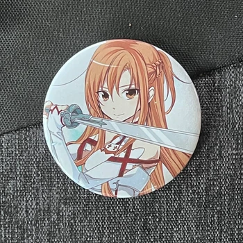 Значок аніме Майстри меча онлайн Sword Art Online, діаметр 58 мм, (ZNSAO 0029)