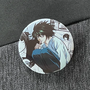 Значок аниме Тетрадь смерти Death Note, диаметр 58 мм (ZNDNA 0020)