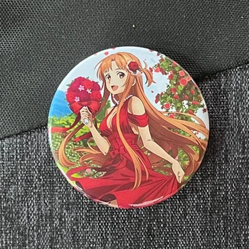 Значок аніме Майстри меча онлайн Sword Art Online, діаметр 58 мм, (ZNSAO 0026)